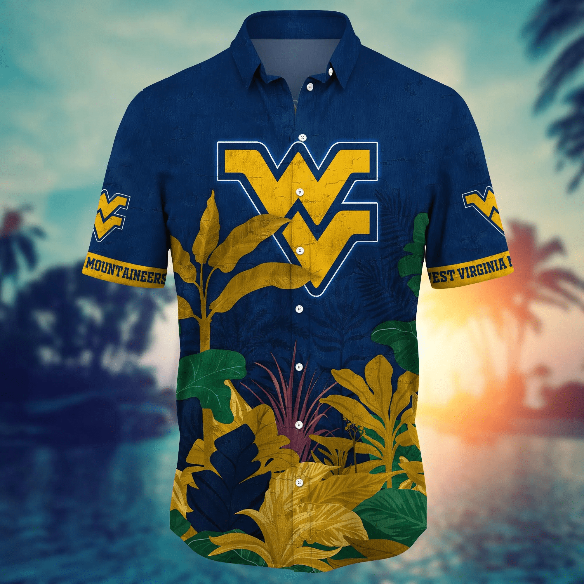 West Virginia Mountaineers NCAA Hawaiian Shirt Long Days Aloha Shirt