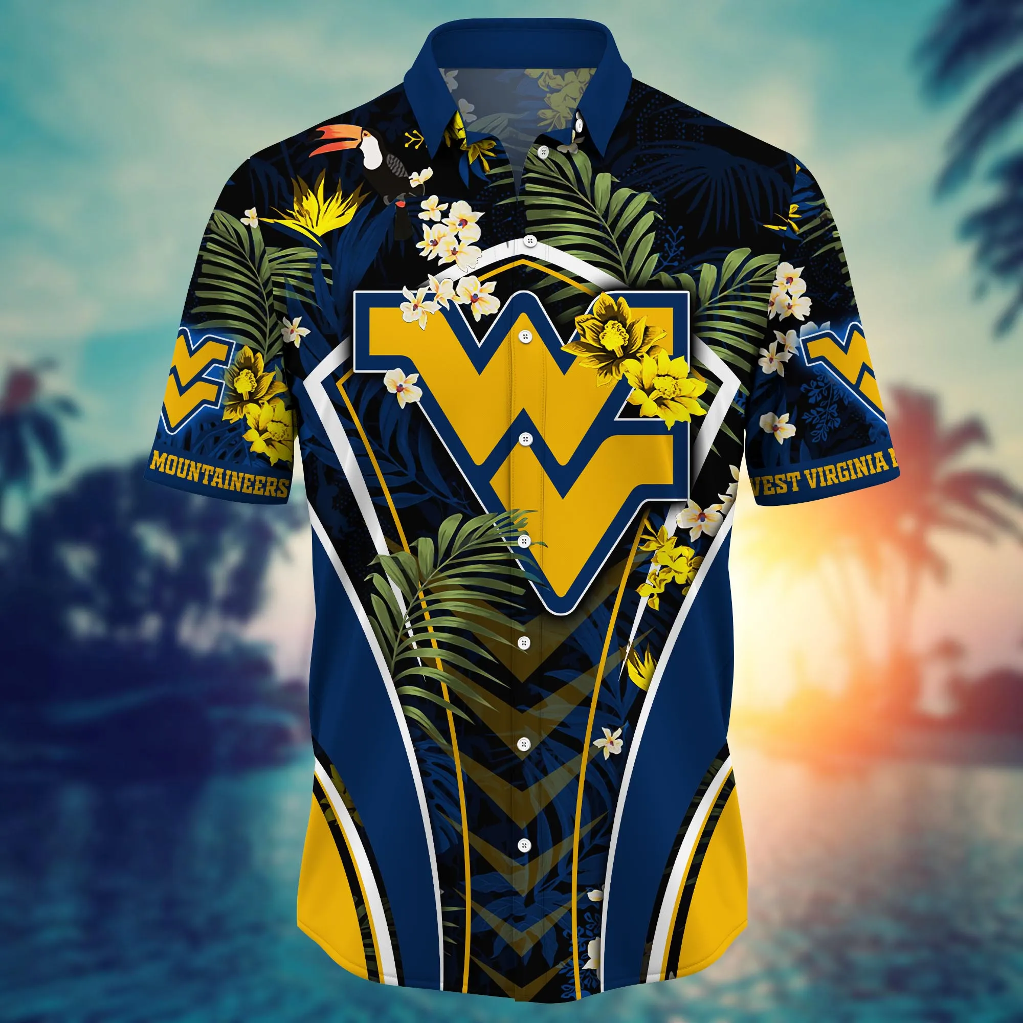 West Virginia Mountaineers NCAA Hawaiian Shirt Popsicles Aloha Shirt