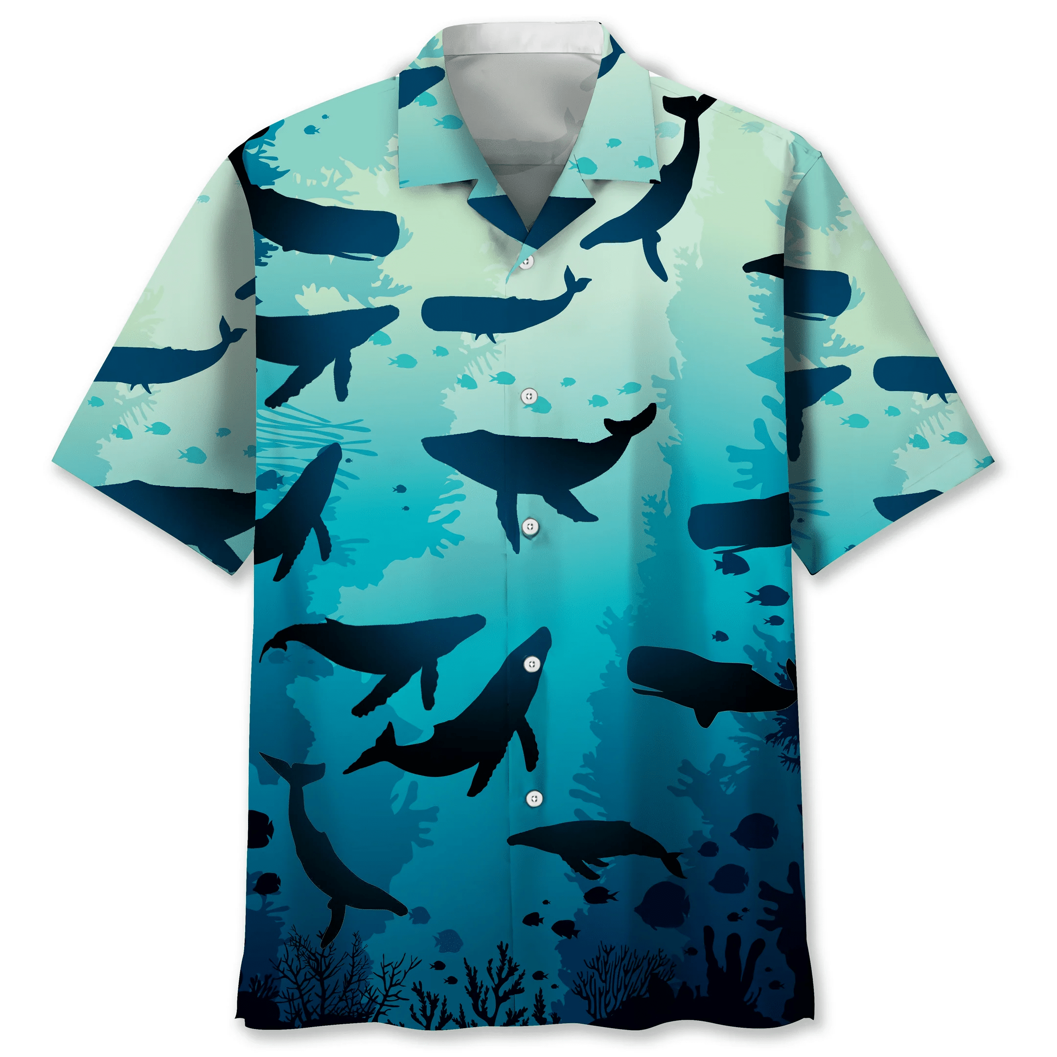 Whale Aloha Hawaiian Shirt Ideal Summer Gifts