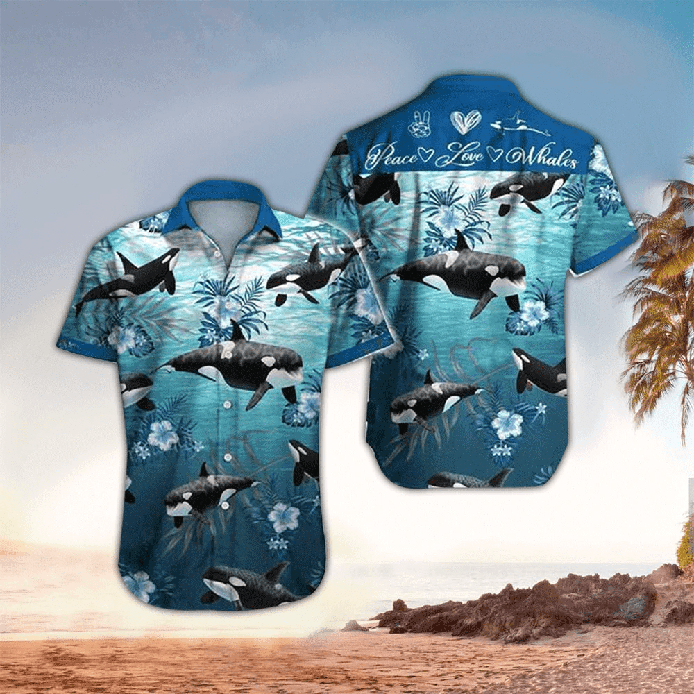Whale Hawaiian Shirt For Whale Lovers Summer Gifts