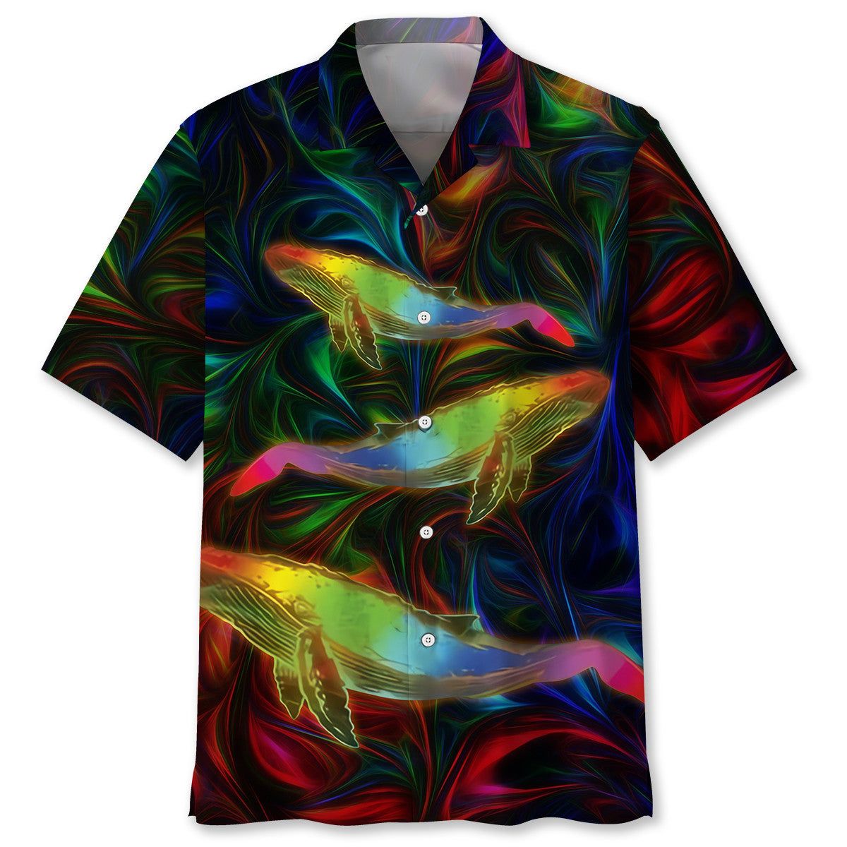 Whale Trendy Hawaiian Shirt