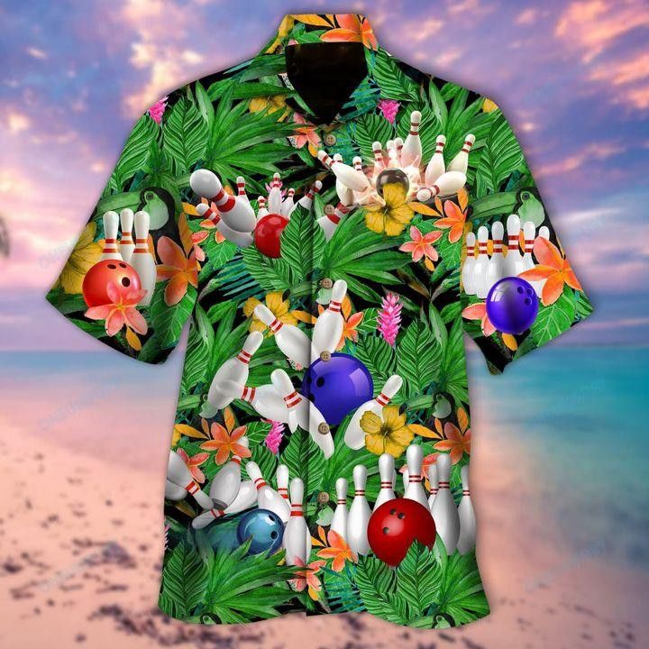 What Stays at Bowling Captured on Hawaiian Shirt