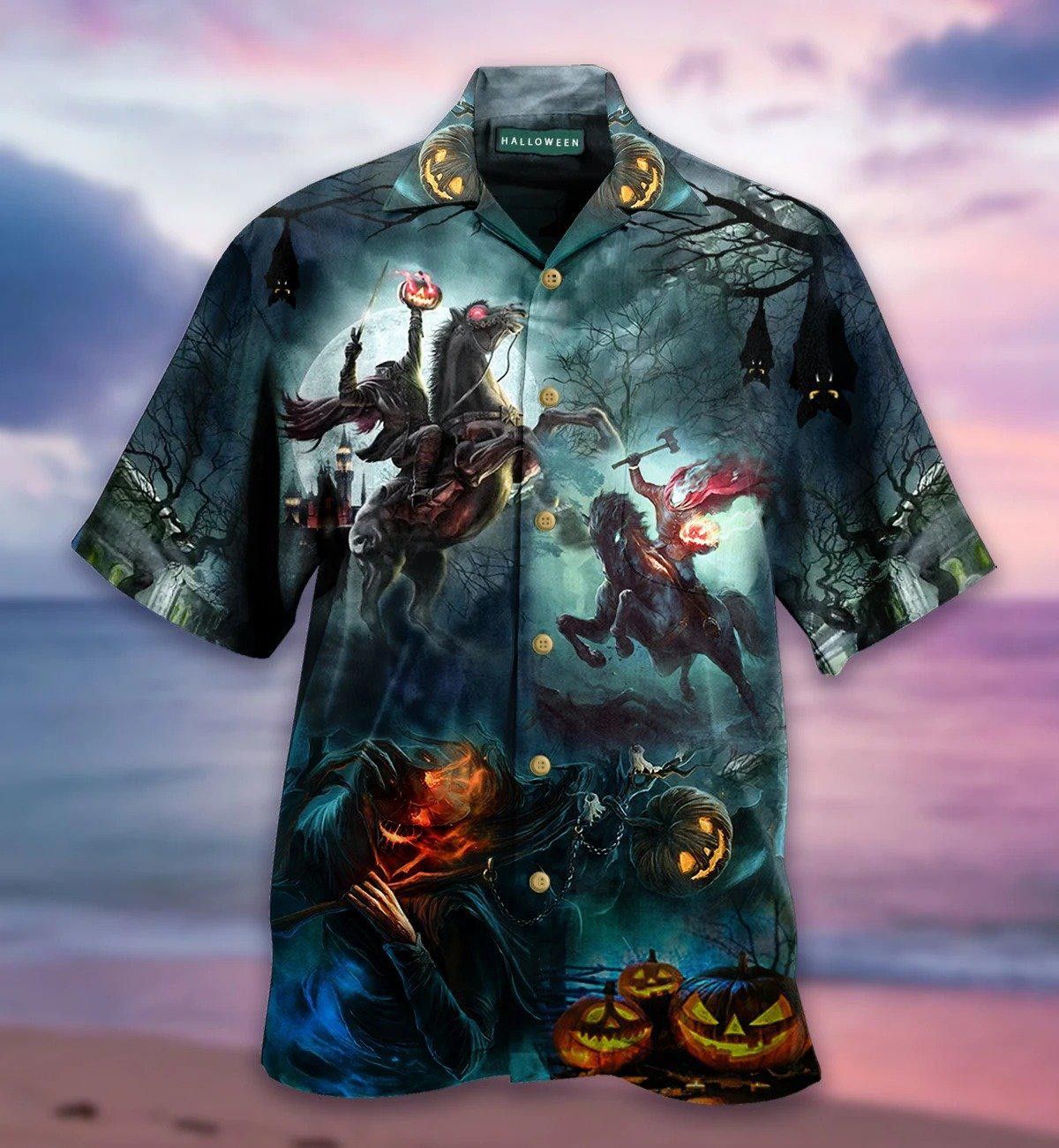 Where Is My Head Halloween Trendy Hawaiian Shirt