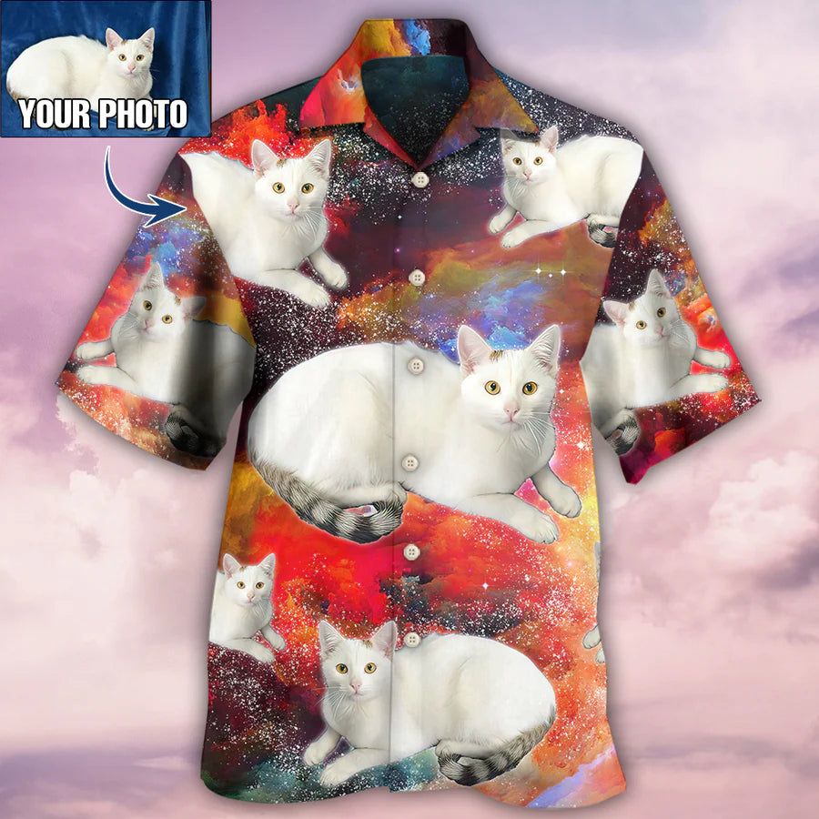 Whisker Wonderland: Customized Cat Hawaiian Shirt