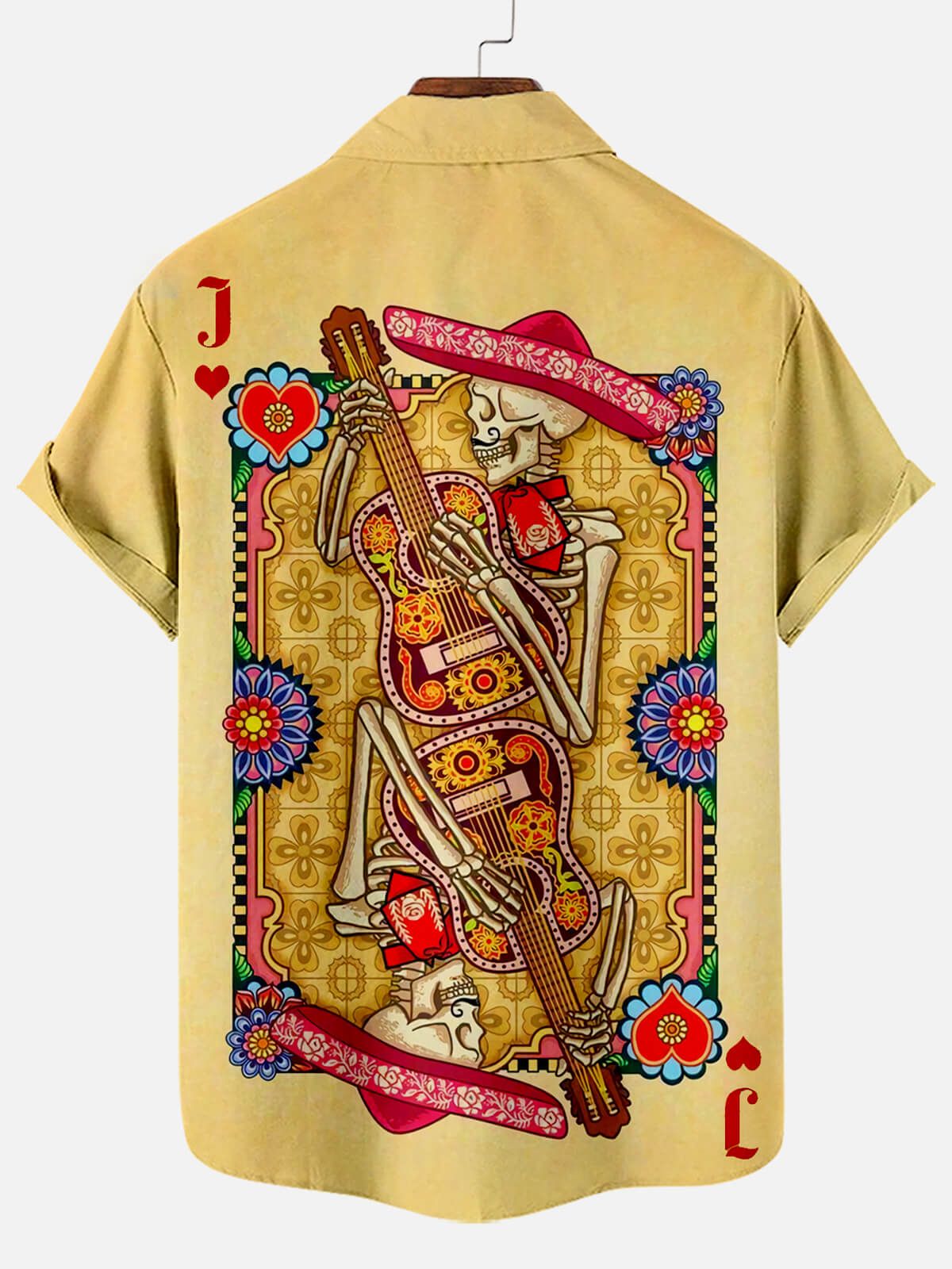 Whiskers and Waves: Hawaiian Kitten Stripe Men’s Shirt