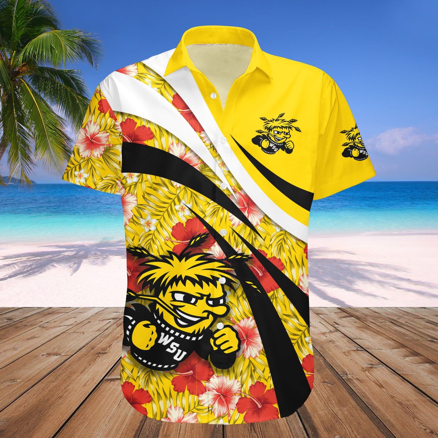 Wichita State Shockers Hawaii Shirt Hibiscus Sport Style – NCAA