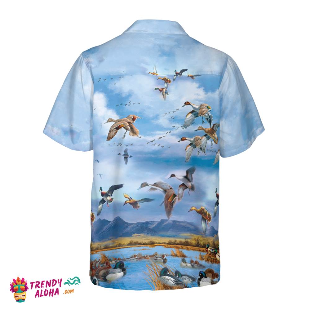 Wild Ducks Keep Your Freedom Hawaiian Shirt