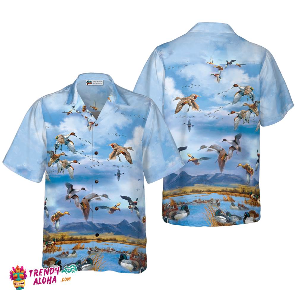 Wild Ducks Keep Your Freedom Hawaiian Shirt Wild Ducks Keep Your Freedom Hawaiian Shirt