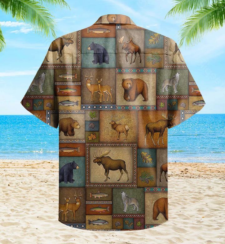 Wildlife Bear Brown Trendy Hawaiian Shirt 3D, Bear Lover Trendy Hawaiian Shirt For Summer Gifts