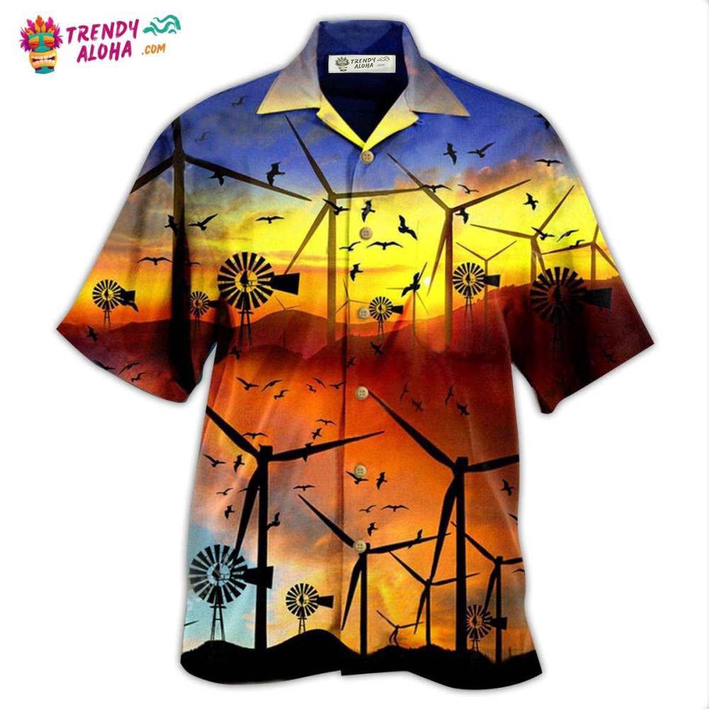Wind Turbine A Green Planet Is A Clean Planet Hawaiian Shirt – Trendy Aloha Wind Turbine A Green Planet Is A Clean Planet Hawaiian Shirt – Trendy Aloha