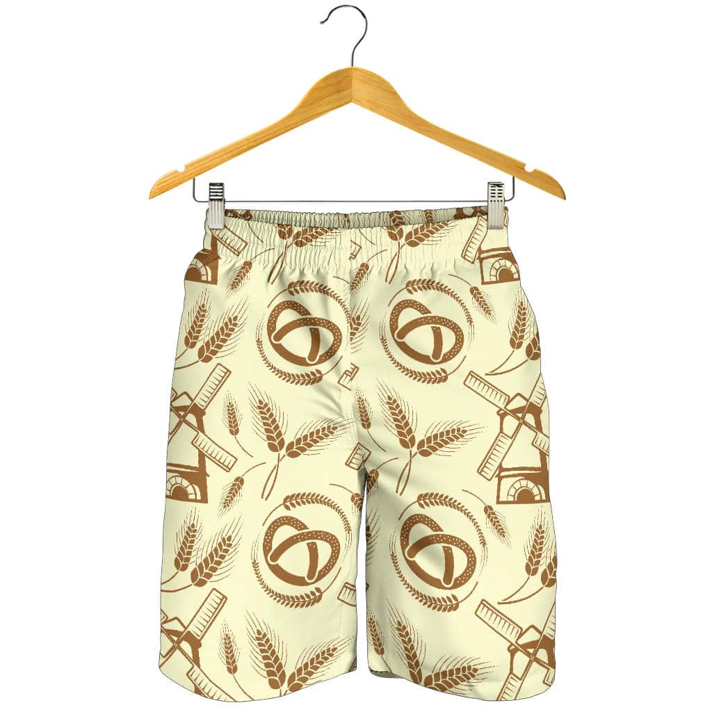 Windmill Wheat Pattern For Men Women Kid Shorts