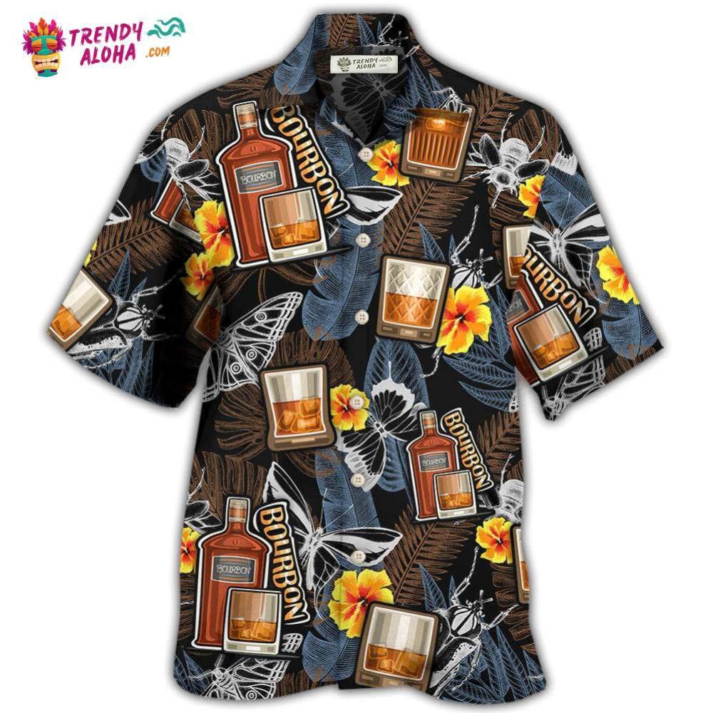 Wine Bourbon Drinking Butterflies Tropical Hawaiian Shirt – Trendy Aloha Wine Bourbon Drinking Butterflies Tropical Hawaiian Shirt – Trendy Aloha
