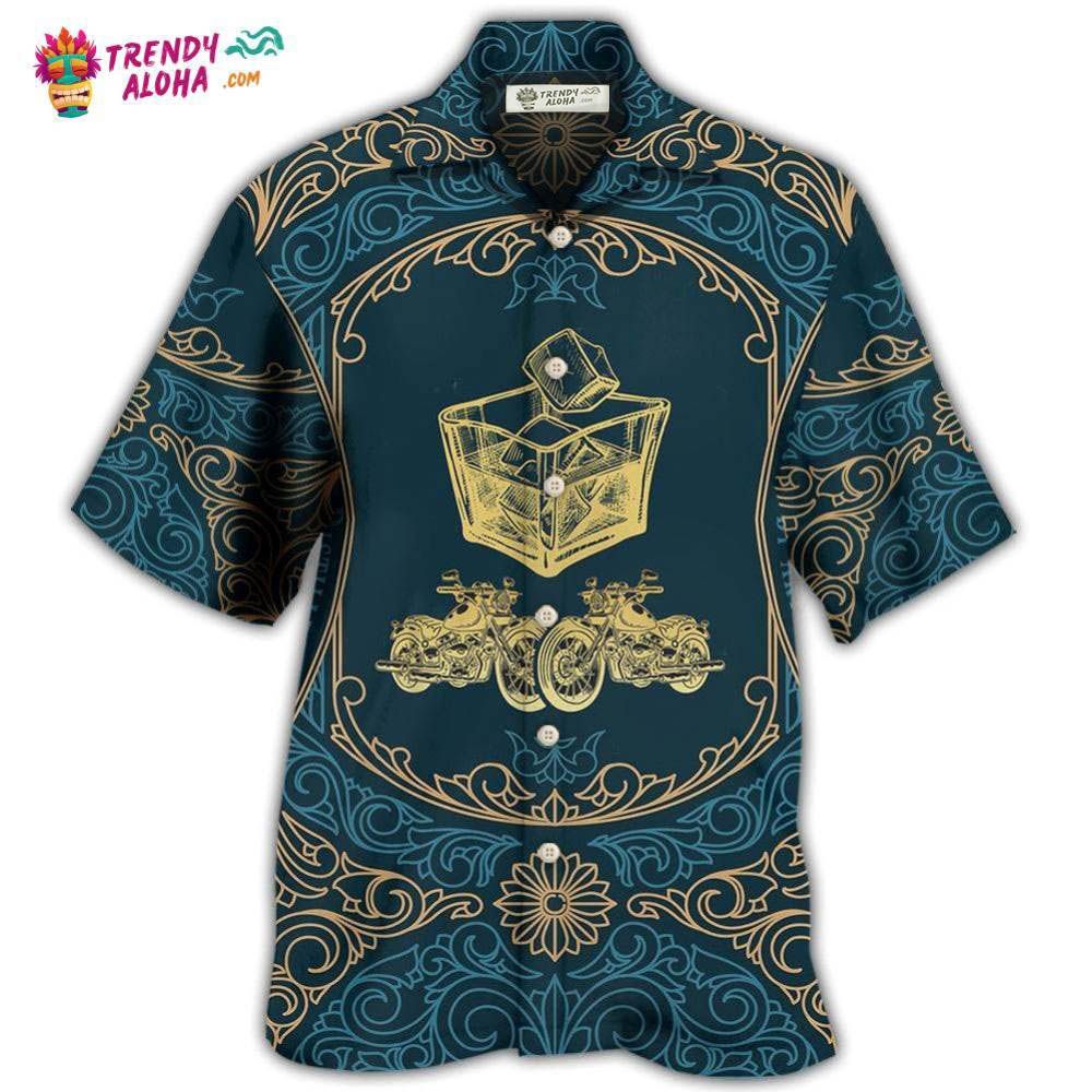 Wine Rum I Like Rum And Motorcycles Hawaiian Shirt – Trendy Aloha