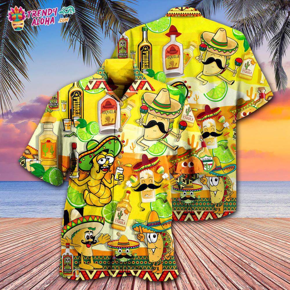Wine Tequila Magic Water For Fun People Hawaiian Shirt – Trendy Aloha