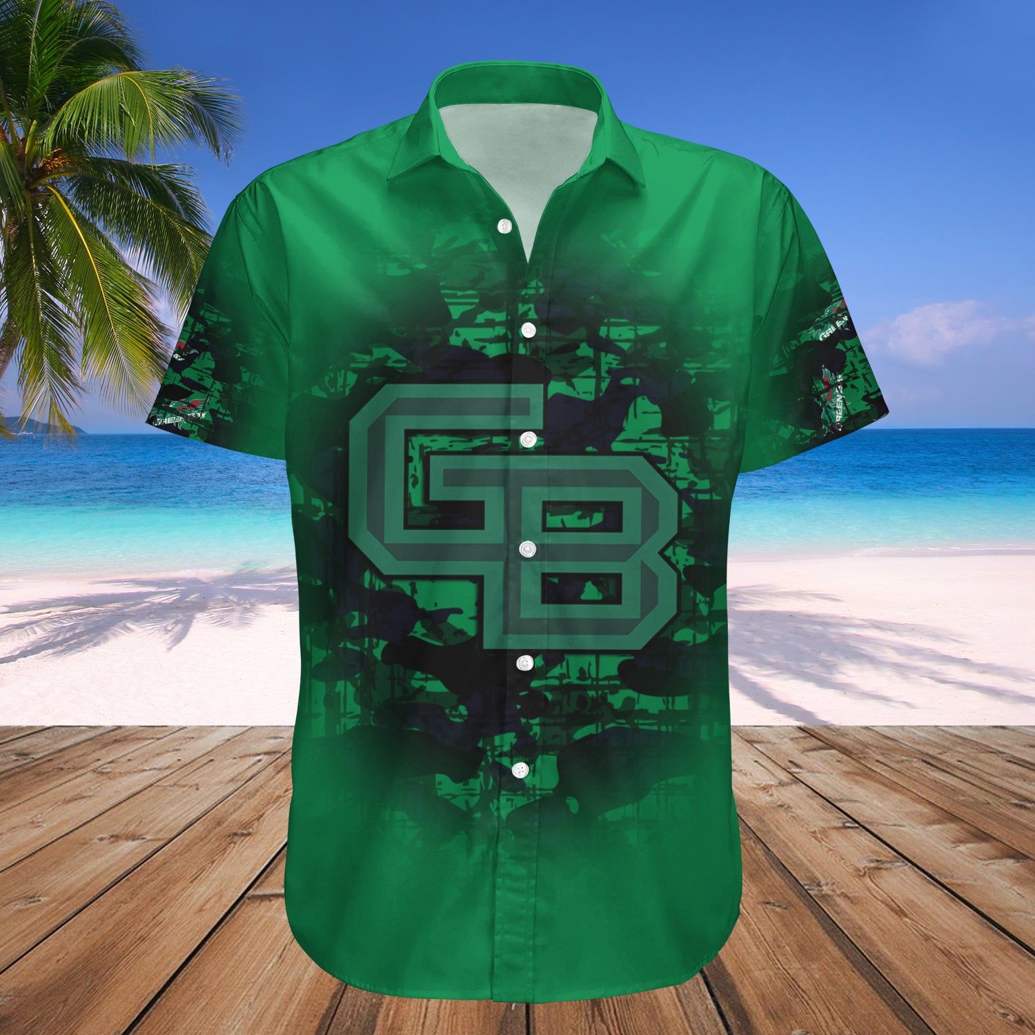 Wisconsin-Green Bay Phoenix Hawaii Shirt Set Camouflage Vintage – NCAA