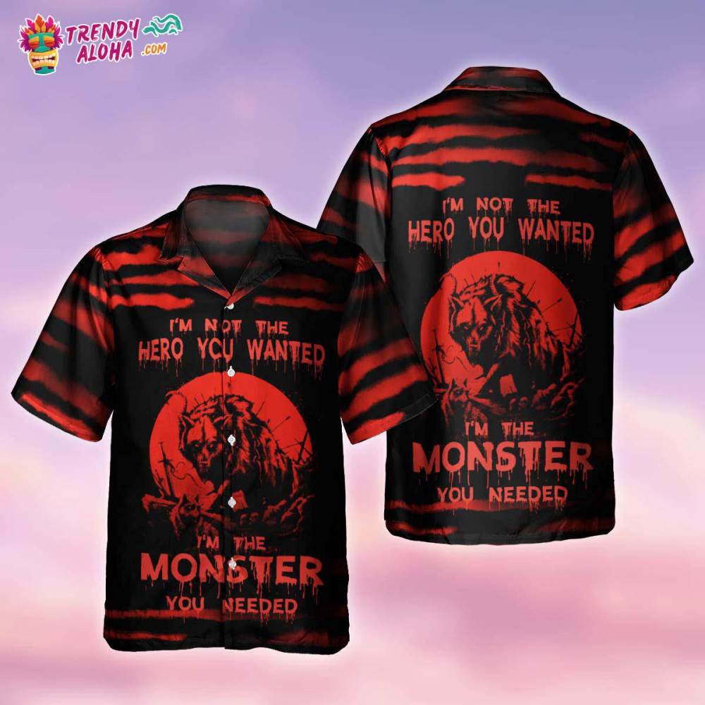 Wolf I’m Not The Hero You Wanted Hawaiian Shirt – Trendy Aloha