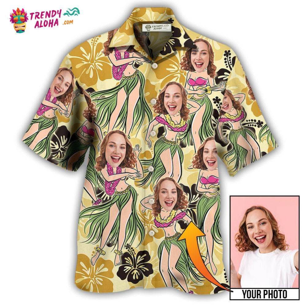 Woman Face Custom Photo Aloha Tropical Hawaiian Shirt – Trendy Aloha Woman Face Custom Photo Aloha Tropical Hawaiian Shirt – Trendy Aloha