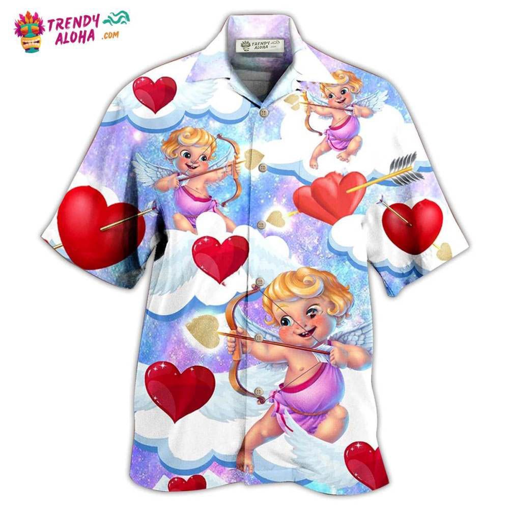 Women’S Day, Valentine Gift Love Cupid Hawaiian Shirt – Trendy Aloha Women’S Day, Valentine Gift Love Cupid Hawaiian Shirt – Trendy Aloha