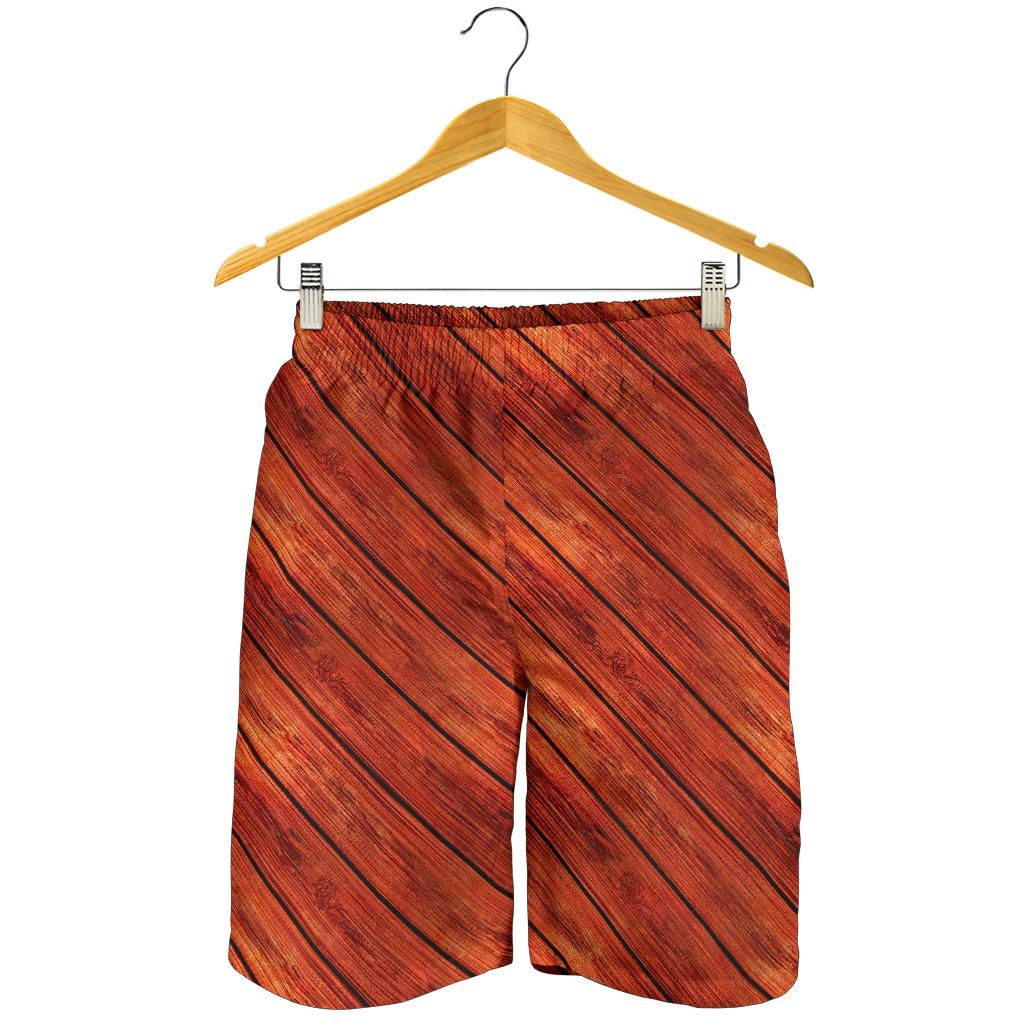 Wood Printed Pattern Print Design 03 For Men Women Kid Shorts