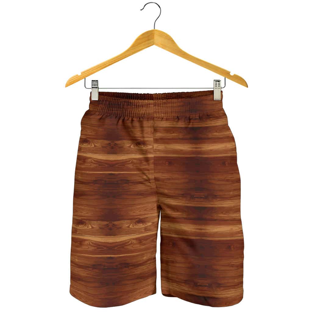 Wood Printed Pattern Print Design 04 For Men Women Kid Shorts