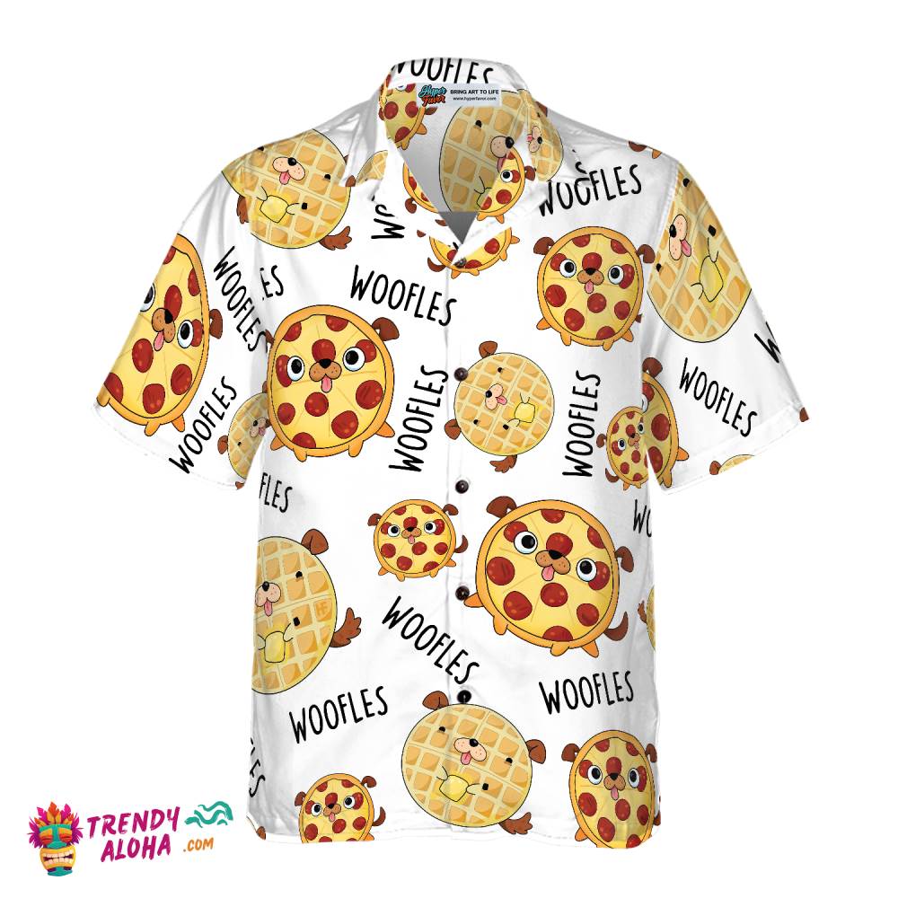 Woofles Pizza And Cake Hawaiian Shirt
