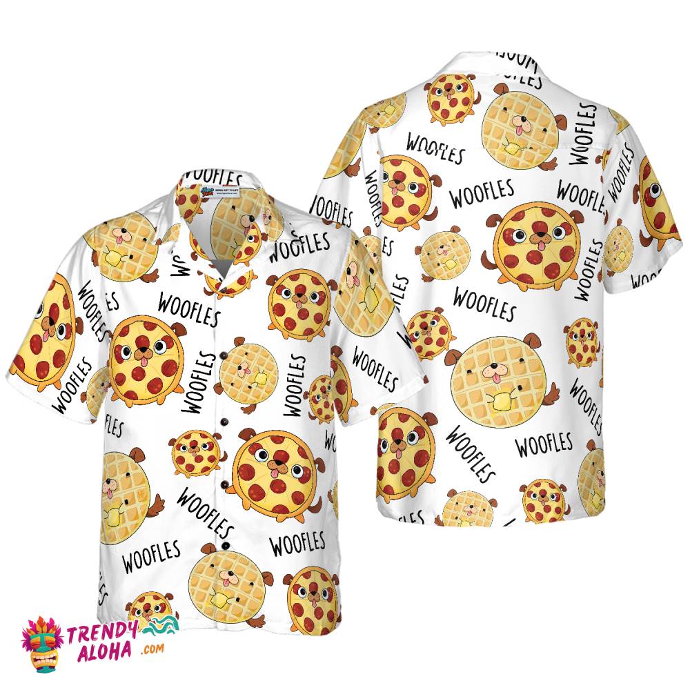 Woofles Pizza And Cake Hawaiian Shirt Woofles Pizza And Cake Hawaiian Shirt