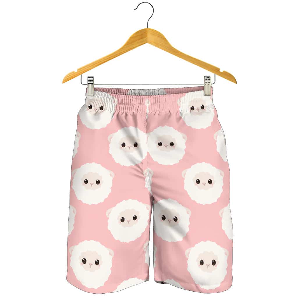Woolly Sheep Design Family-Friendly Farm Life Shorts