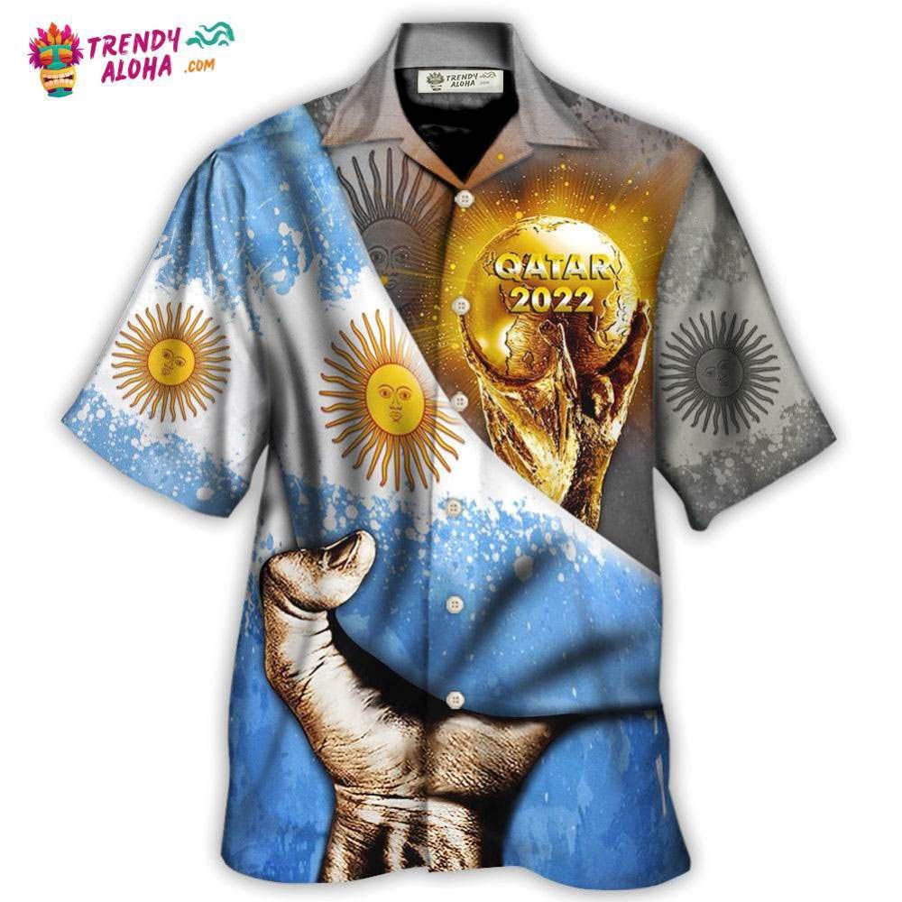 World Cup Qatar 2022 Argentina Will Be The Champion Hawaiian Shirt – Trendy Aloha