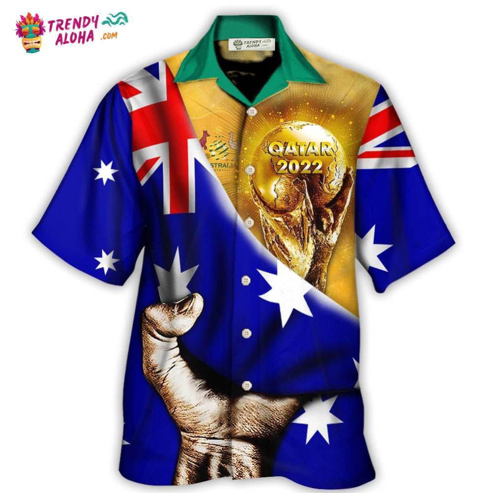 World Cup Qatar 2022 Australia Will Be The Champion Flag Vintage Hawaiian Shirt – Trendy Aloha