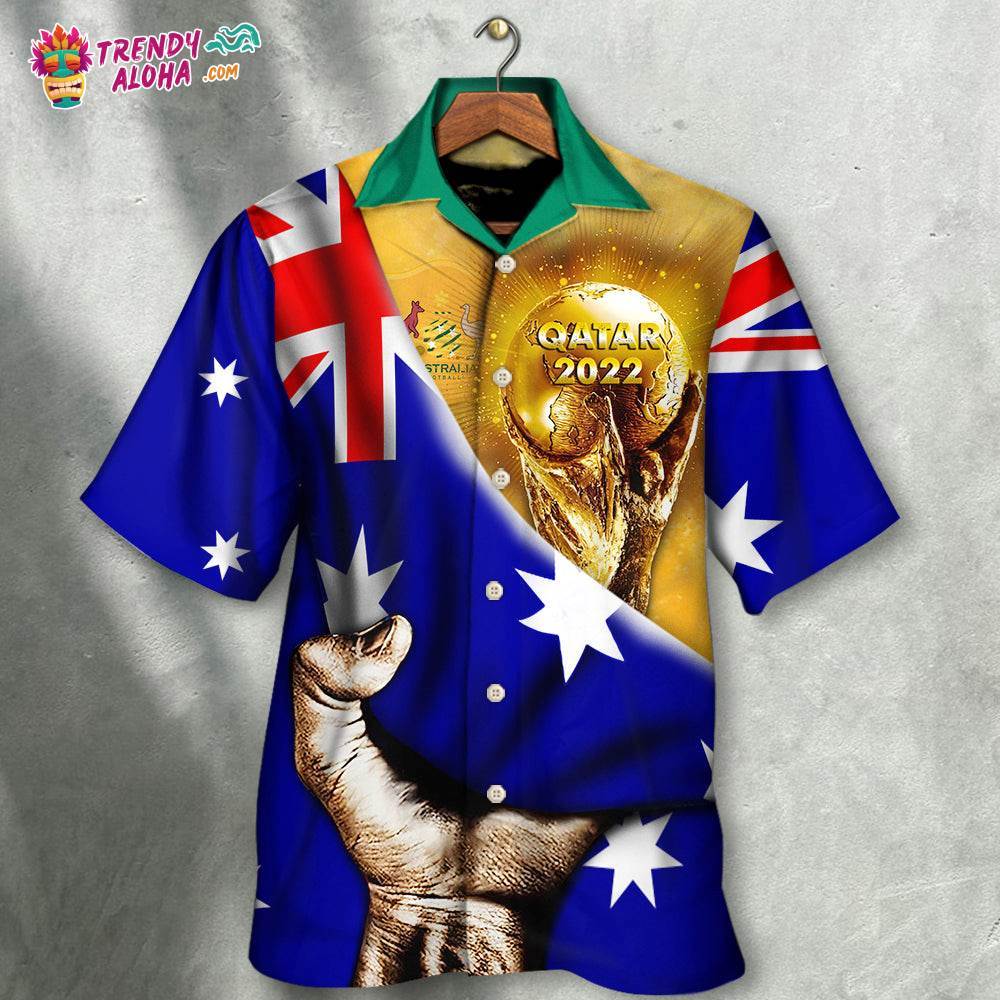 World Cup Qatar 2022 Australia Will Be The Champion Flag Vintage Hawaiian Shirt – Trendy Aloha