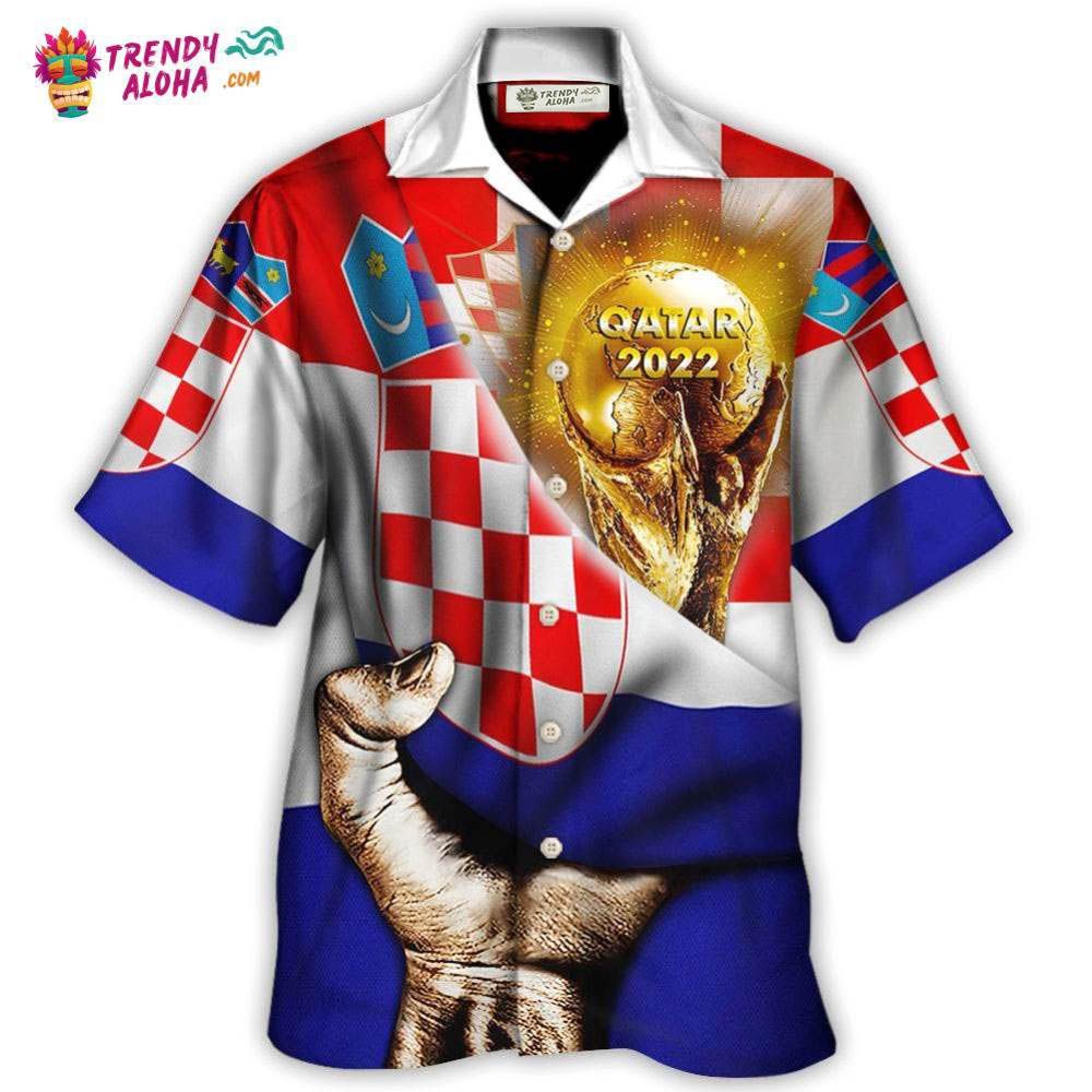 World Cup Qatar 2022 Croatia Will Be The Champion Flag Vintage Hawaiian Shirt – Trendy Aloha