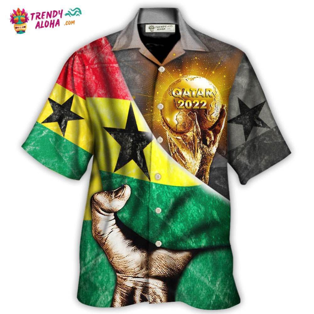 World Cup Qatar 2022 Ghana Will Be The Champion Hawaiian Shirt – Trendy Aloha World Cup Qatar 2022 Ghana Will Be The Champion Hawaiian Shirt – Trendy Aloha