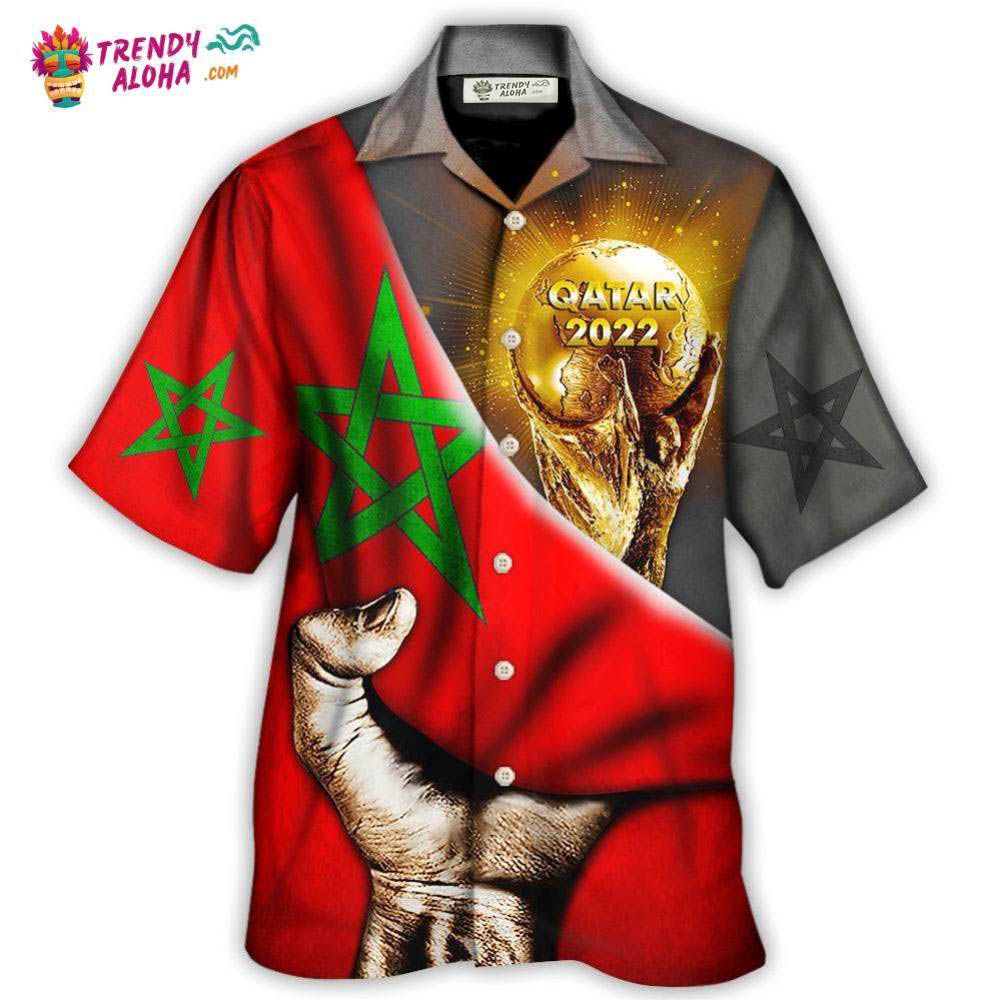 World Cup Qatar 2022 Morocco Will Be The Champion Hawaiian Shirt – Trendy Aloha World Cup Qatar 2022 Morocco Will Be The Champion Hawaiian Shirt – Trendy Aloha