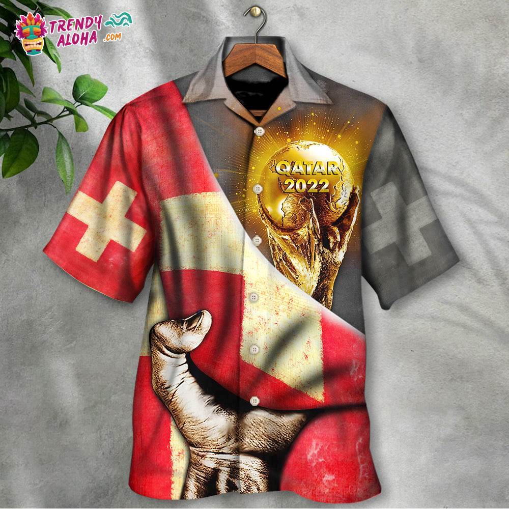 World Cup Qatar 2022 Switzerland Will Be The Champion Hawaiian Shirt – Trendy Aloha
