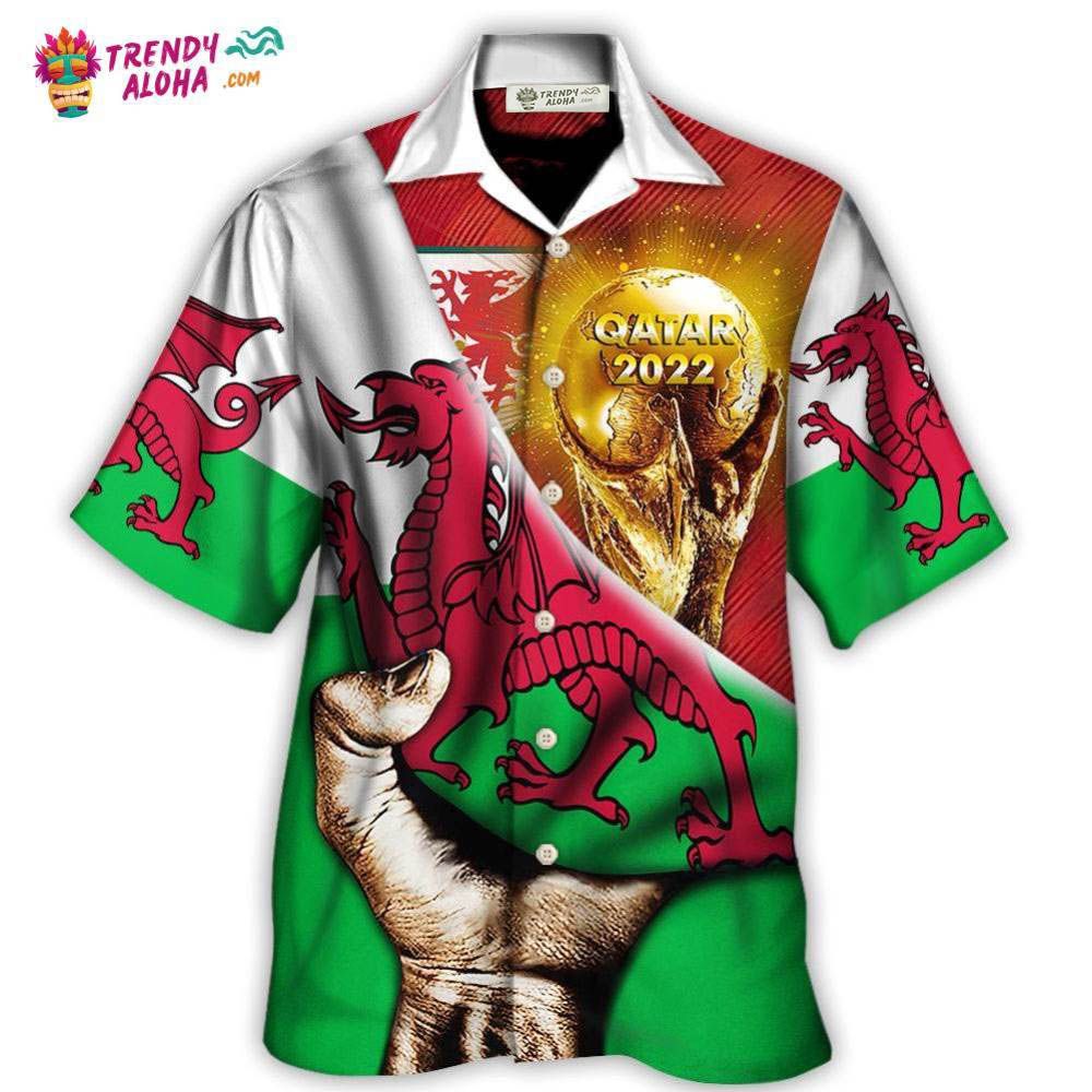 World Cup Qatar 2022 Wales Will Be The Champion Flag Vintage Hawaiian Shirt – Trendy Aloha
