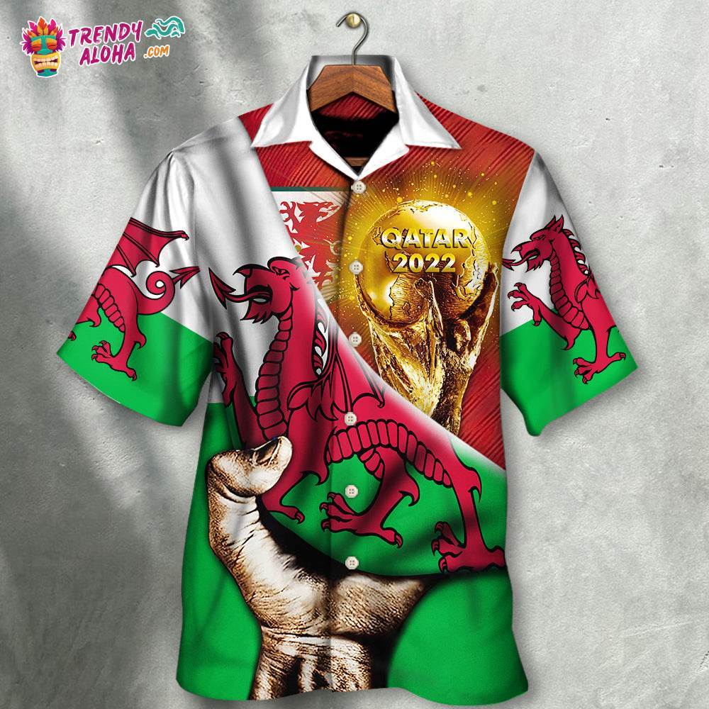 World Cup Qatar 2022 Wales Will Be The Champion Flag Vintage Hawaiian Shirt – Trendy Aloha