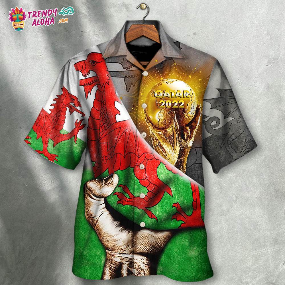 World Cup Qatar 2022 Wales Will Be The Champion Hawaiian Shirt – Trendy Aloha