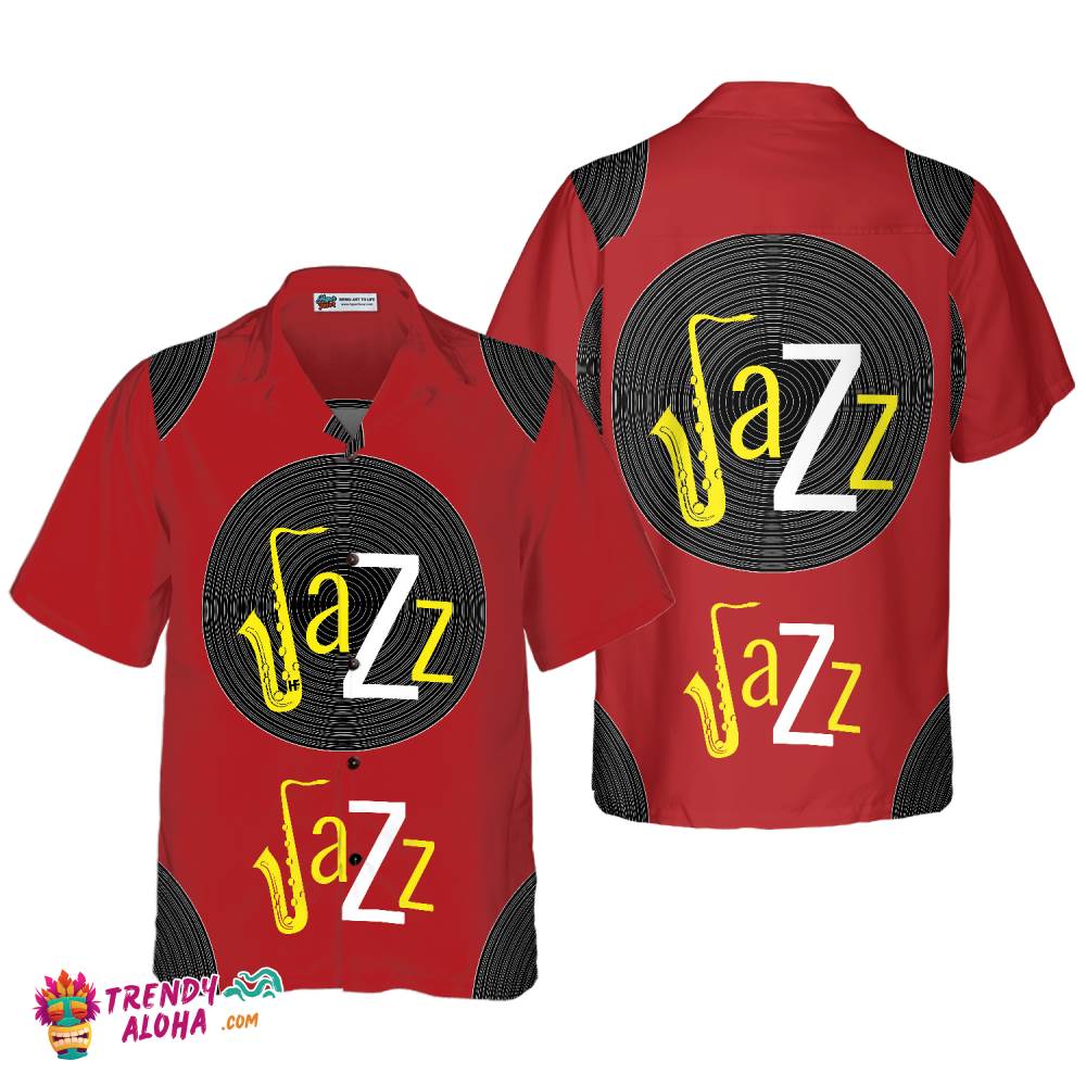 World Of Jazz Shirt For Men Hawaiian Shirt World Of Jazz Shirt For Men Hawaiian Shirt