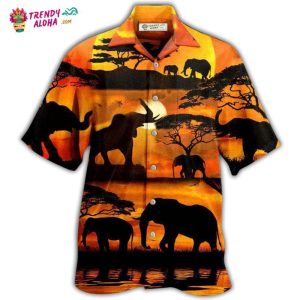 Orange Hawaiian Shirts