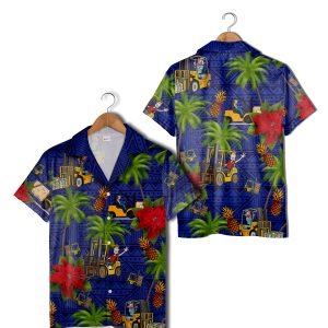 Forklift Life Hawaiian Shirt
