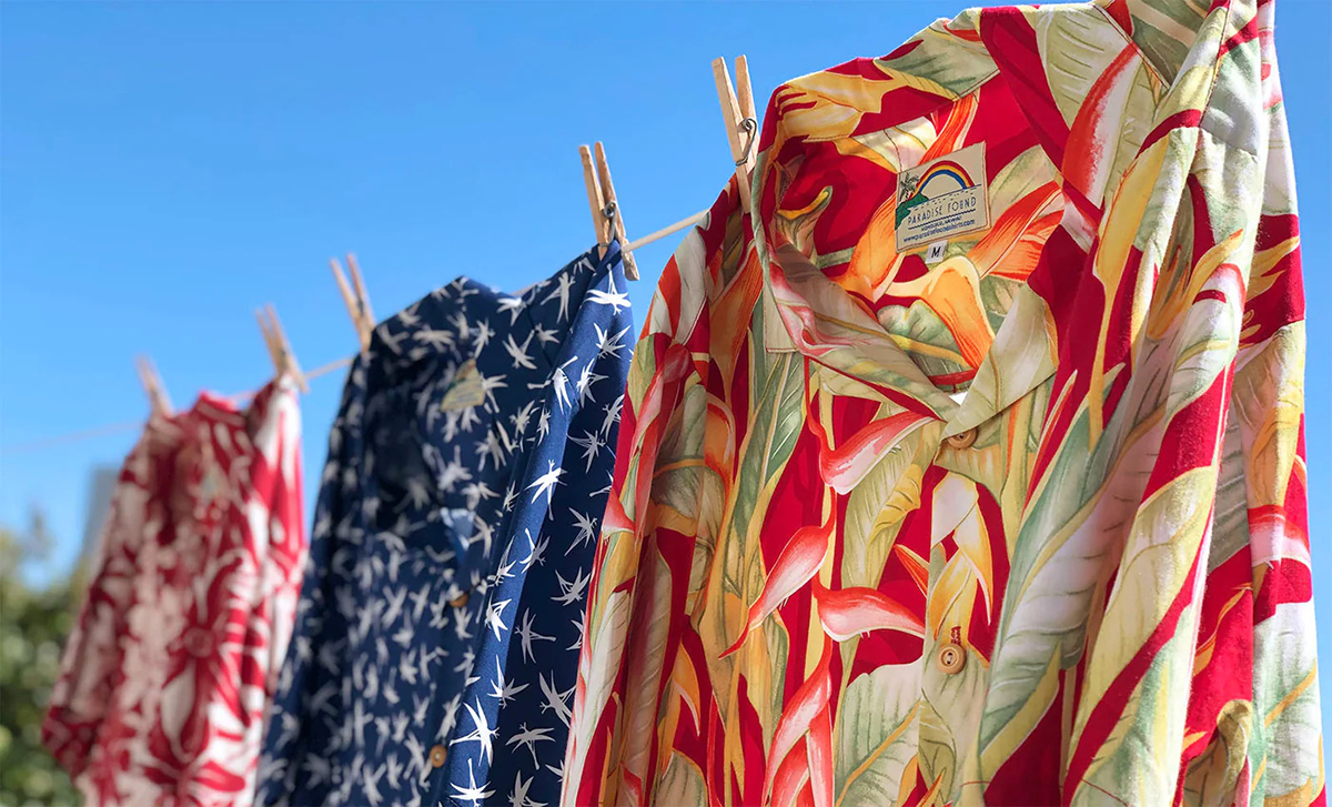 drying aloha shirts drying aloha shirts