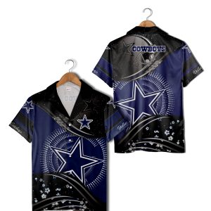 Nfl Dallas Cowboys Highlight Logo Grey Trendy Hawaiian Shirt Aloha Shirt