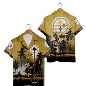 Nfl Pittsburgh Steelers Mickey Mouse Edition Trendy Hawaiian Shirt Aloha Shirt