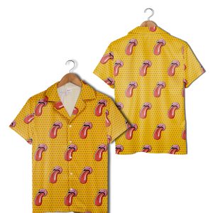 Pokemon Hawaiian Shirt Lickitung Yellow Hawaii Shirt Pokemon Aloha Shirt
