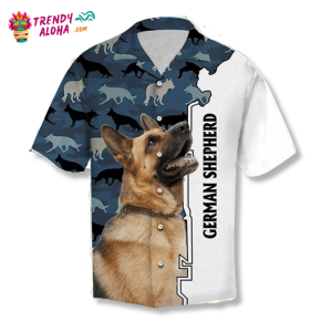German Shepherd Hawaiian Shirt