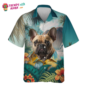 Bulldog Hawaiian Shirt