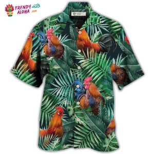 Roosters Hawaiian Shirt