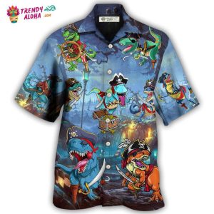 Dinosaur Hawaiian Shirt