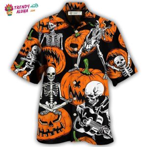 Pumpkin Hawaiian Shirt