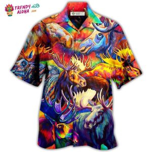 Moose Hawaiian Shirt